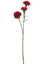 CARNATION 3 HEAD RED